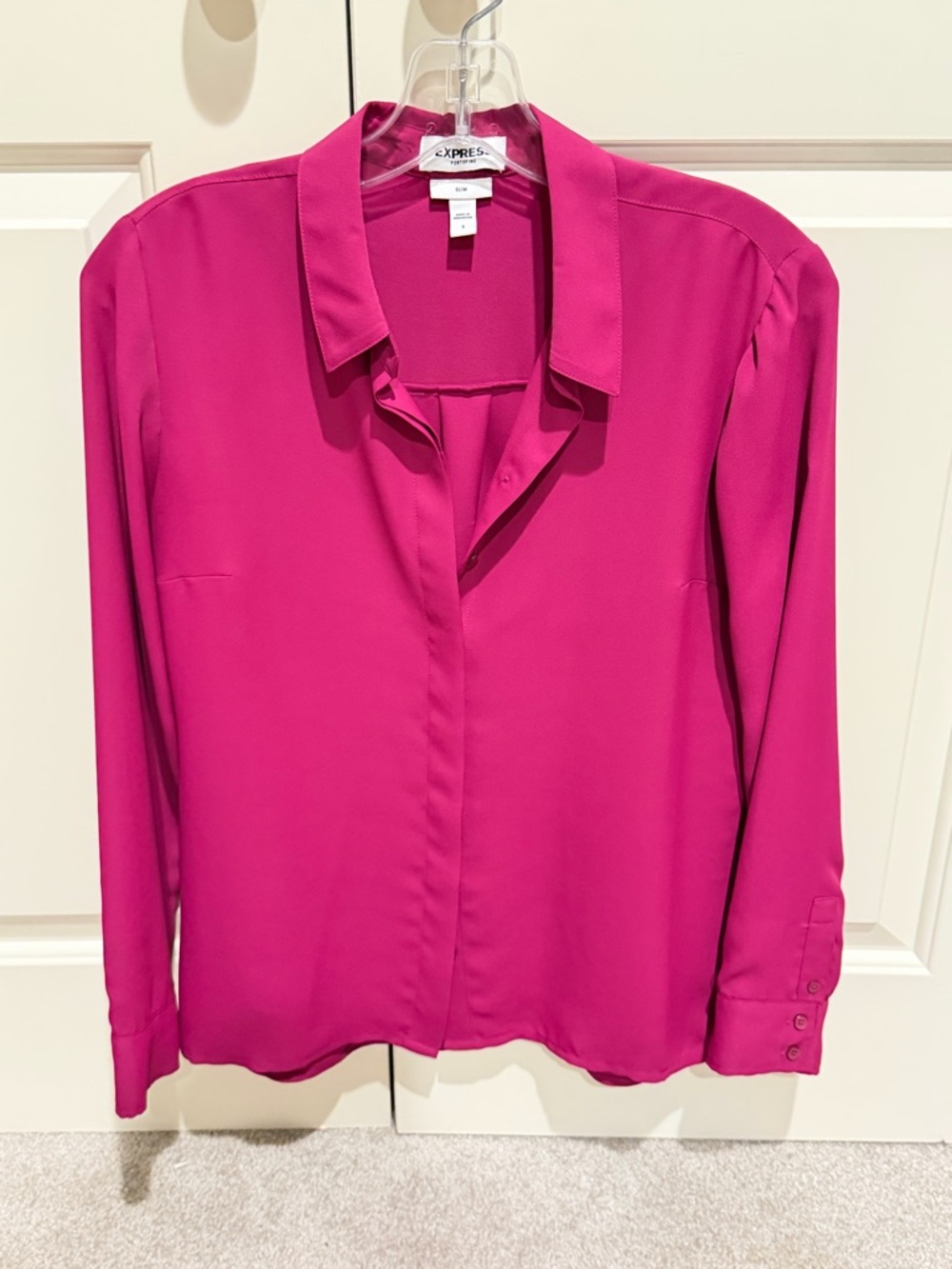Express Portofino Button Down Top